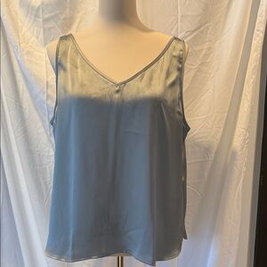 LOFT Light Blue Satin Camisole